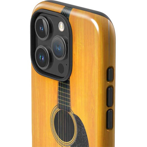 Wood Guitar iPhone 16 Pro Impact Case